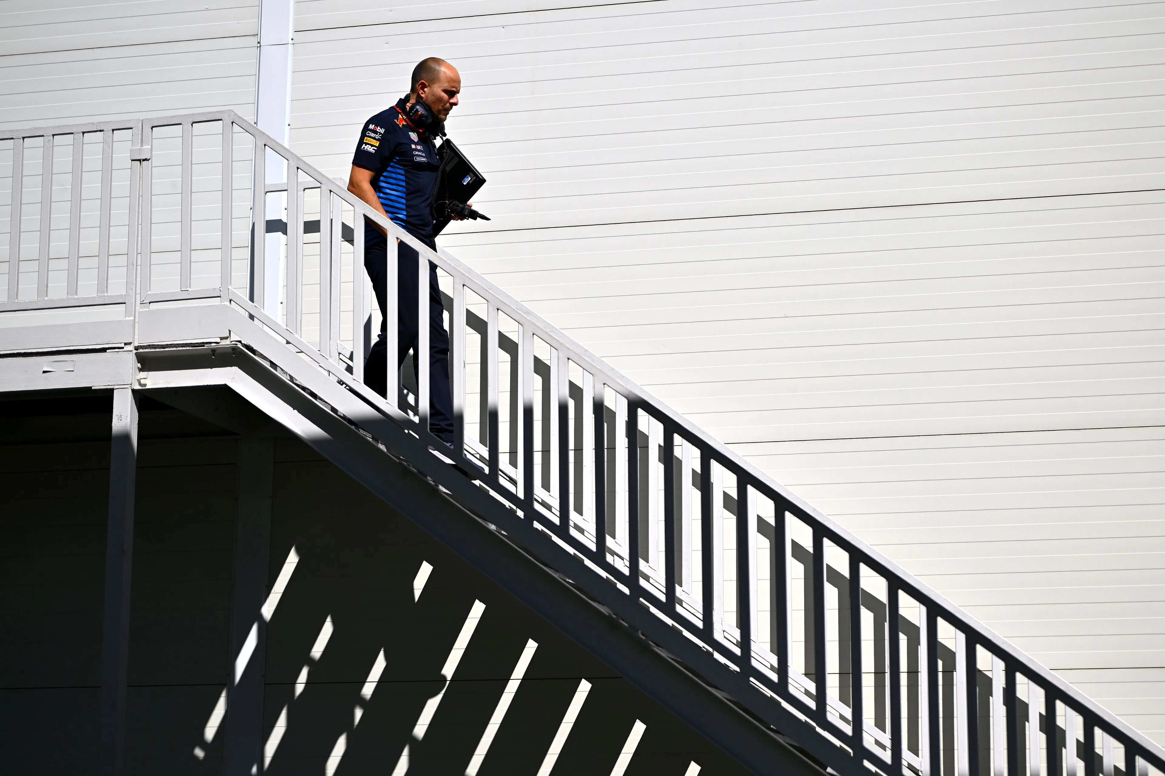 red bull racing gianpiero lambiase gp azerbeidzjan zondag 2024