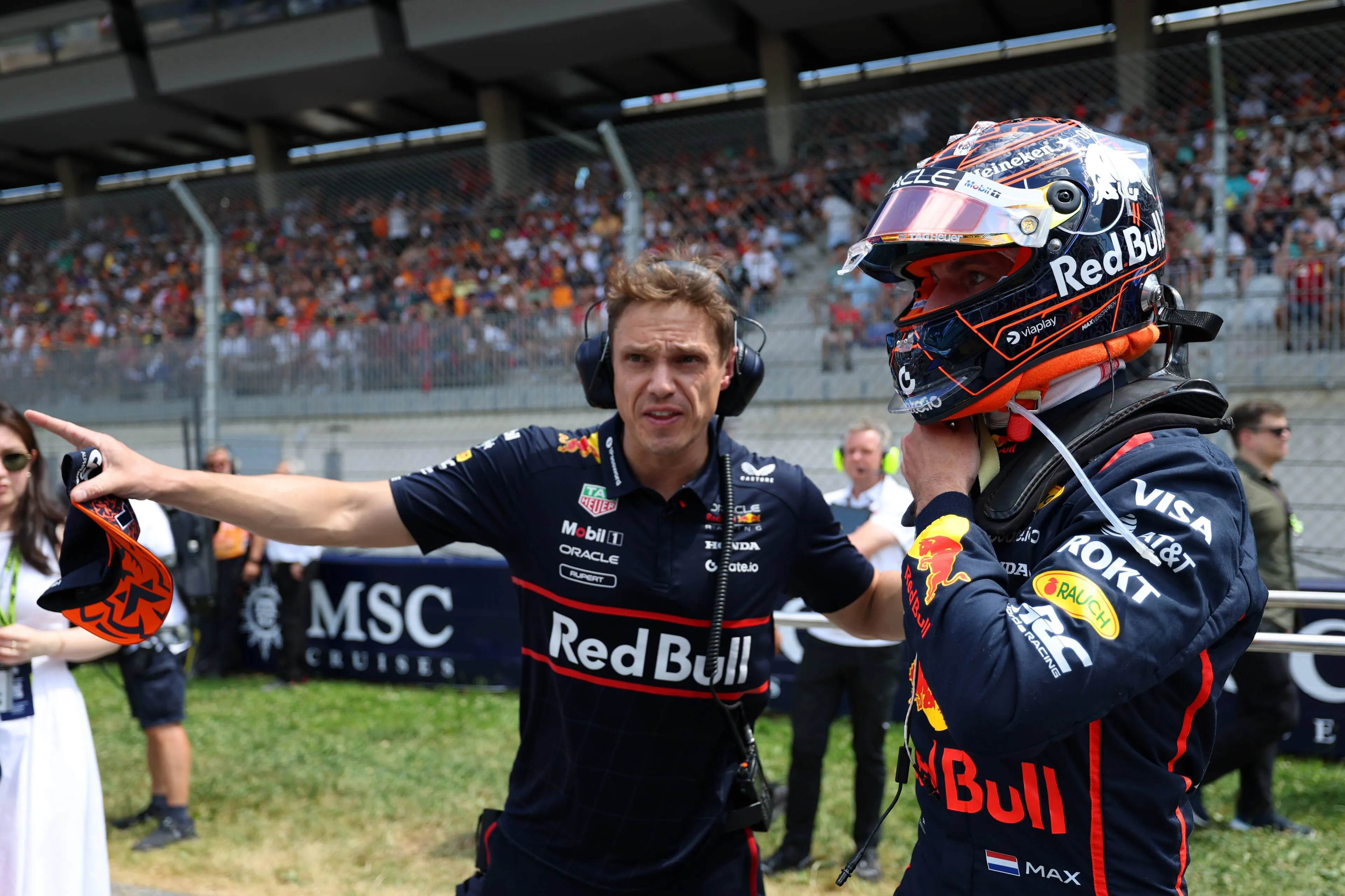 max verstappen oostenrijk 2025 1 helm rupert manwaring