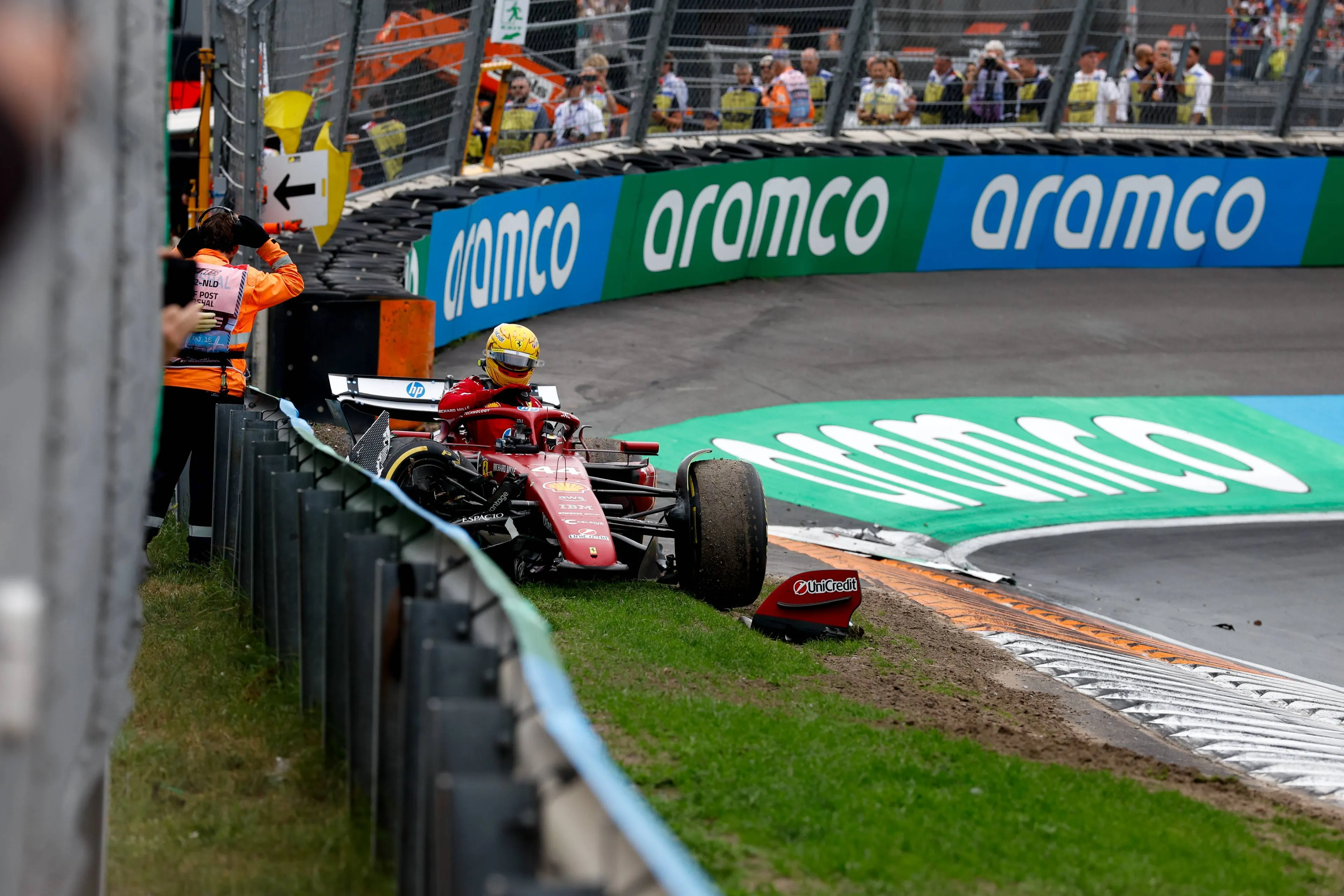 Mol na crash Hamilton: 'Het was geen drama weekend voor hem'