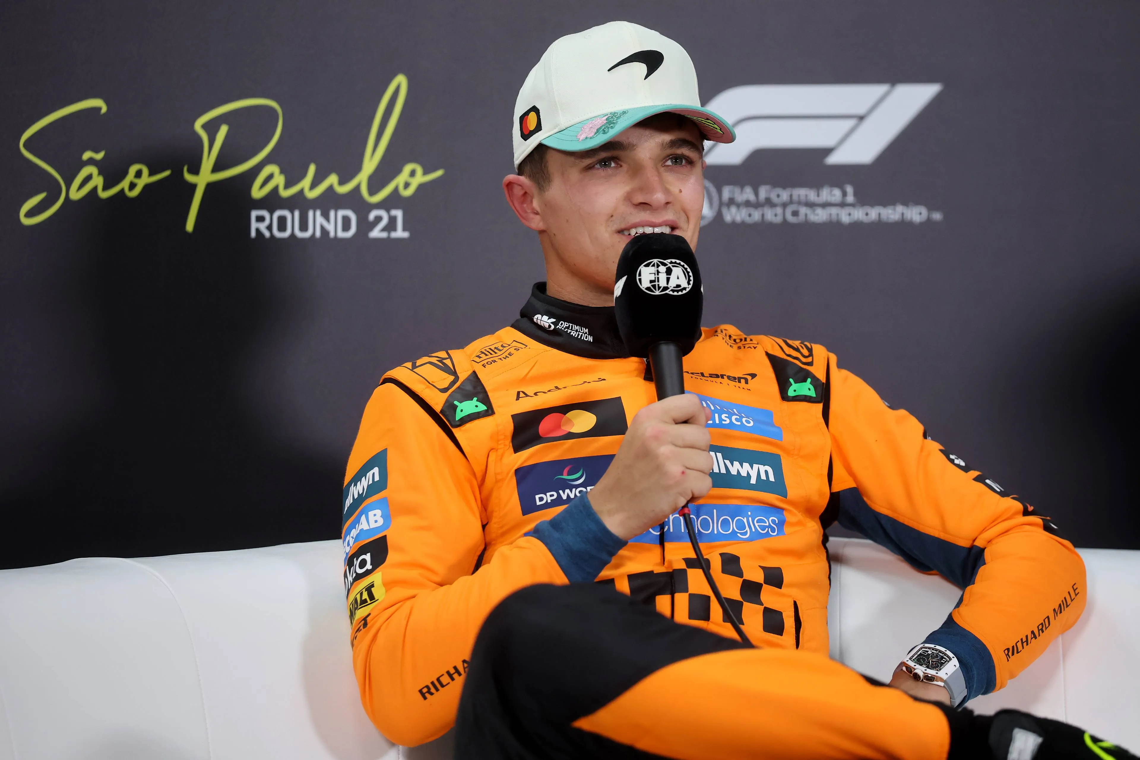 Norris over verwachtingen Las Vegas: 'Blijkbaar mag ik dat niet meer zeggen'