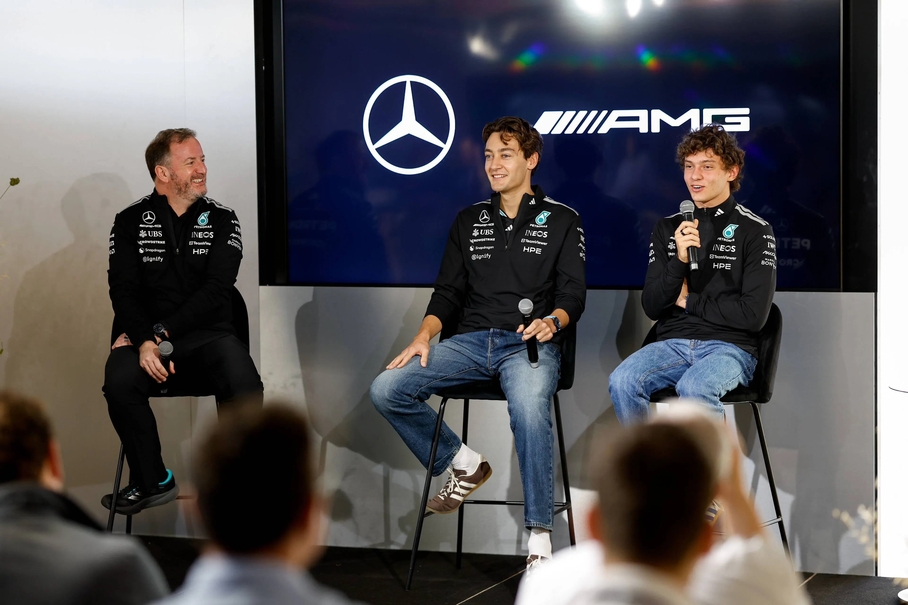 bradley-lord-george-russell-kimi-antonelli-mercedes-2026-australië