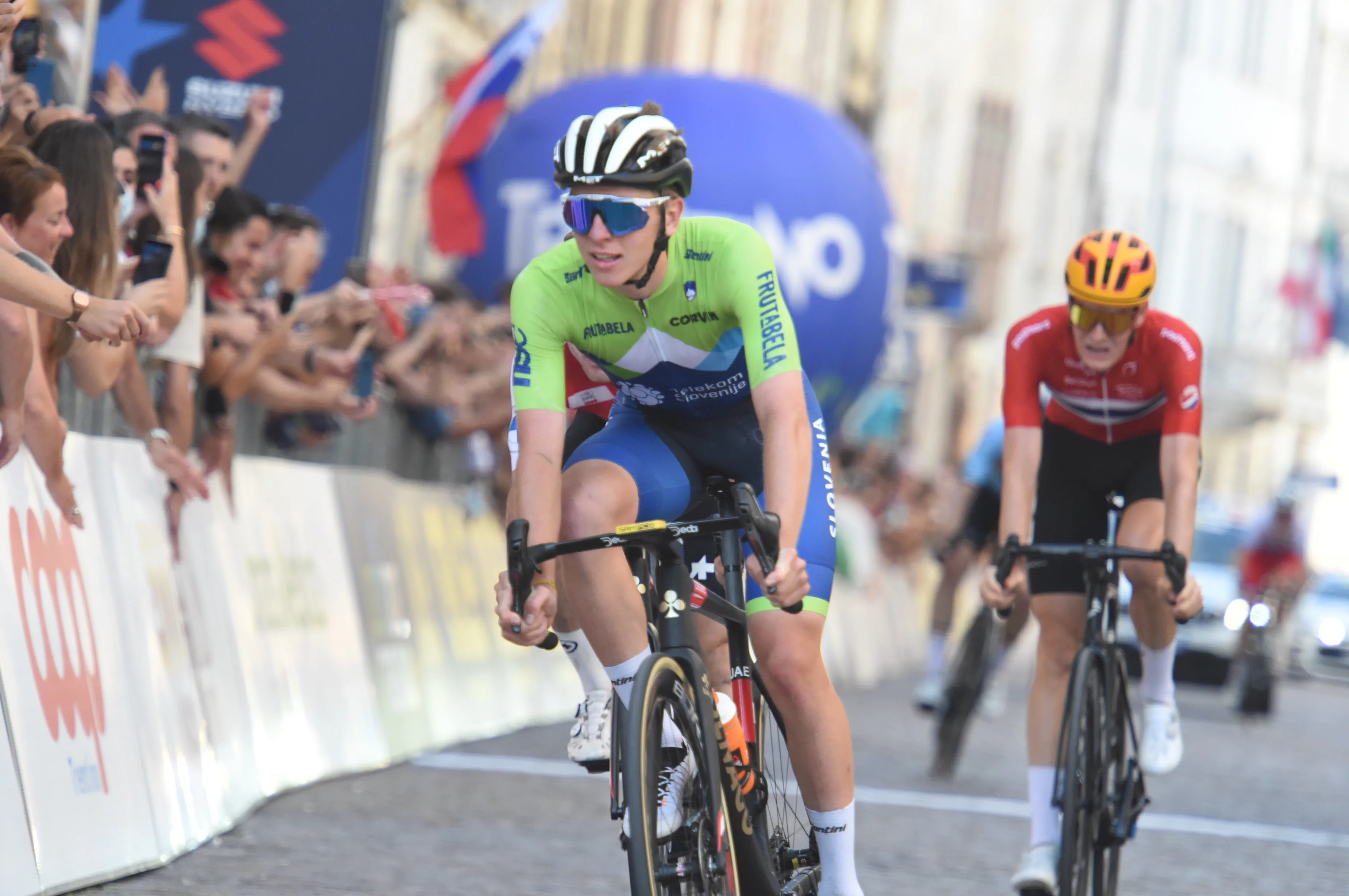 Pogacar voert Slovenië aan op WK in Australië, Roglic en Mohoric niet op tijd hersteld