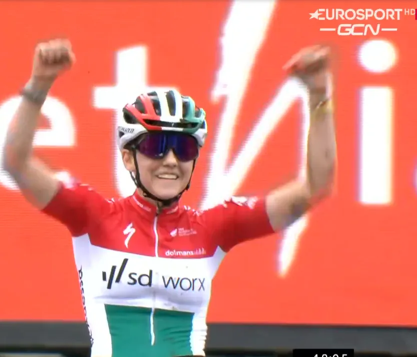 Blanka Vas 'blij met parcours in Ardooie', Van Anrooij 'moet nog wennen aan de interval'