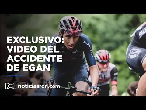 🎥 Video van zwaar trainingsongeluk Bernal duikt op in Colombiaanse media