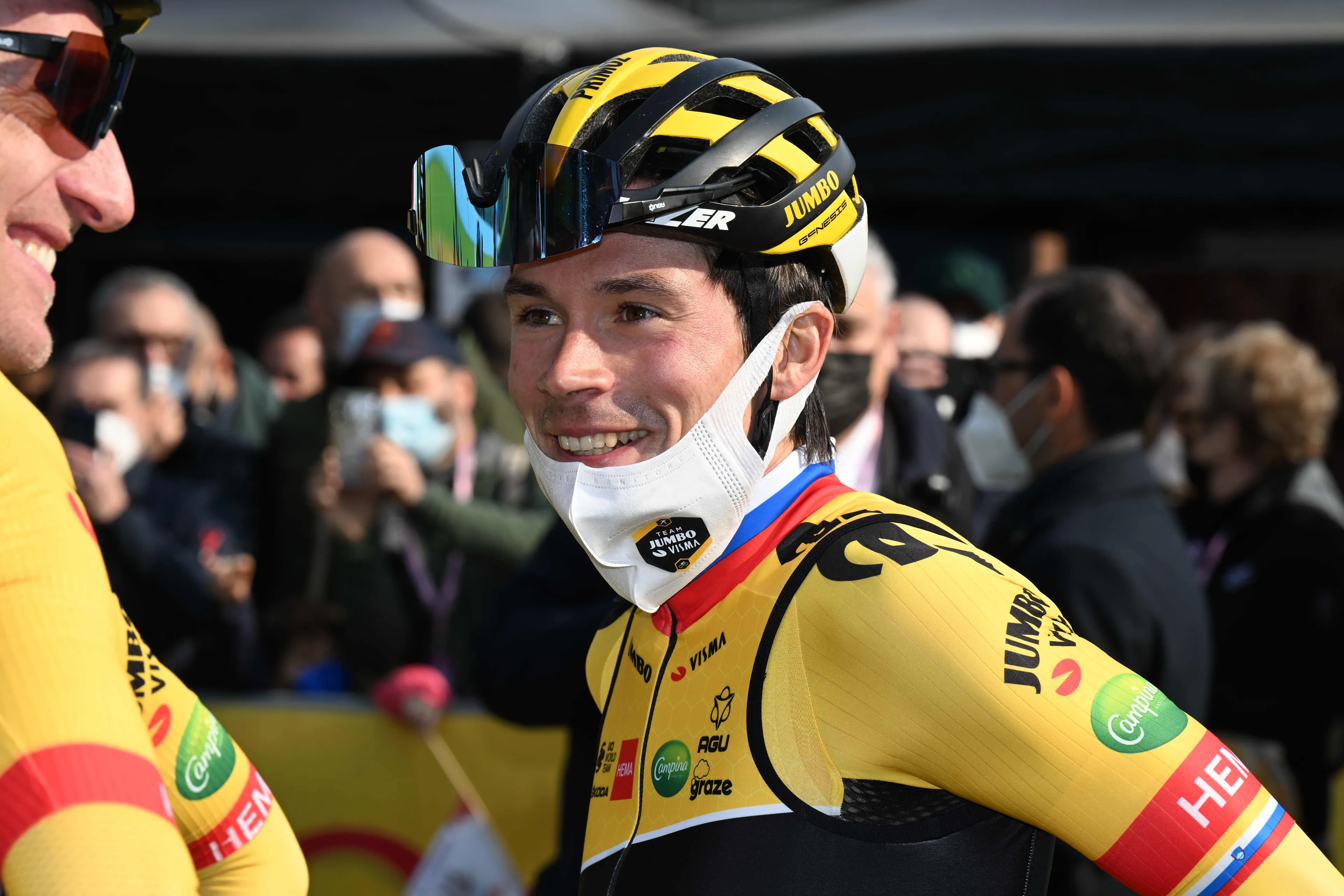 Roglic en Evenepoel verpulveren de concurrentie in tijdrit Baskenland; Sloveen net iets sneller