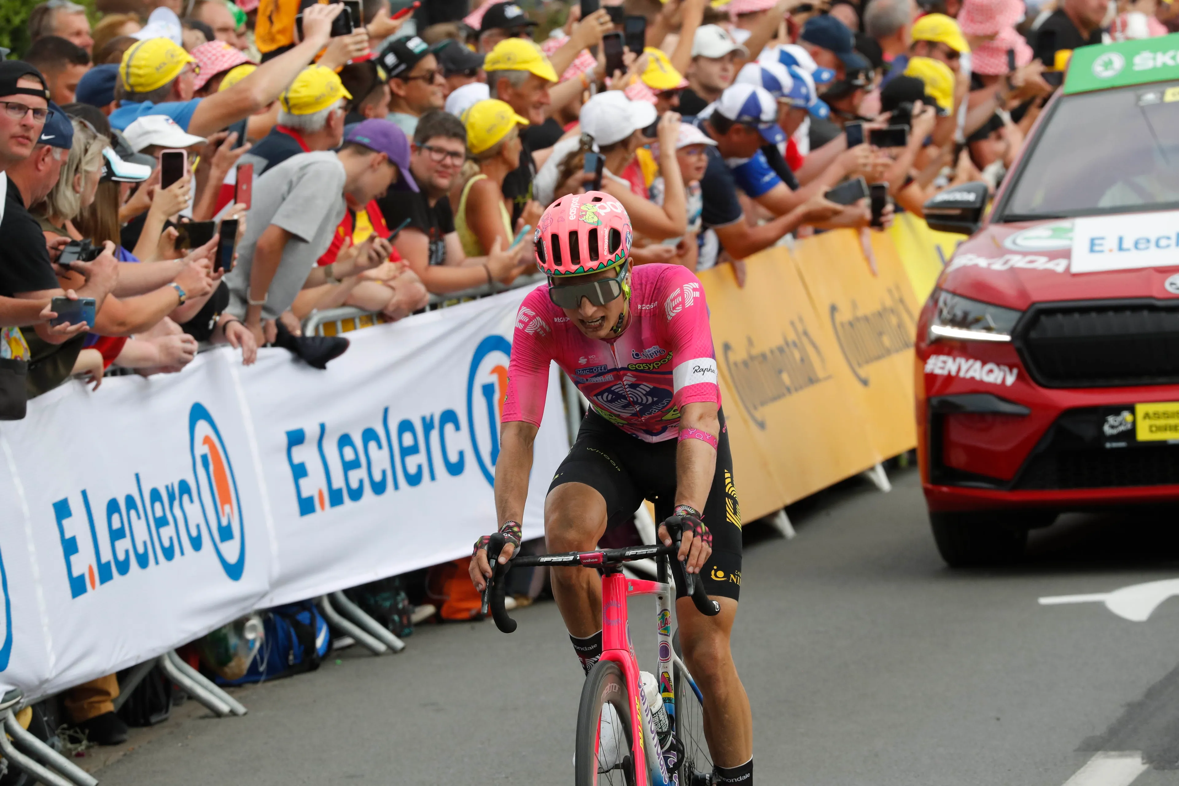 Kan Neilson Powless na dag in de vlucht voor goed klassement gaan namens EF Education?