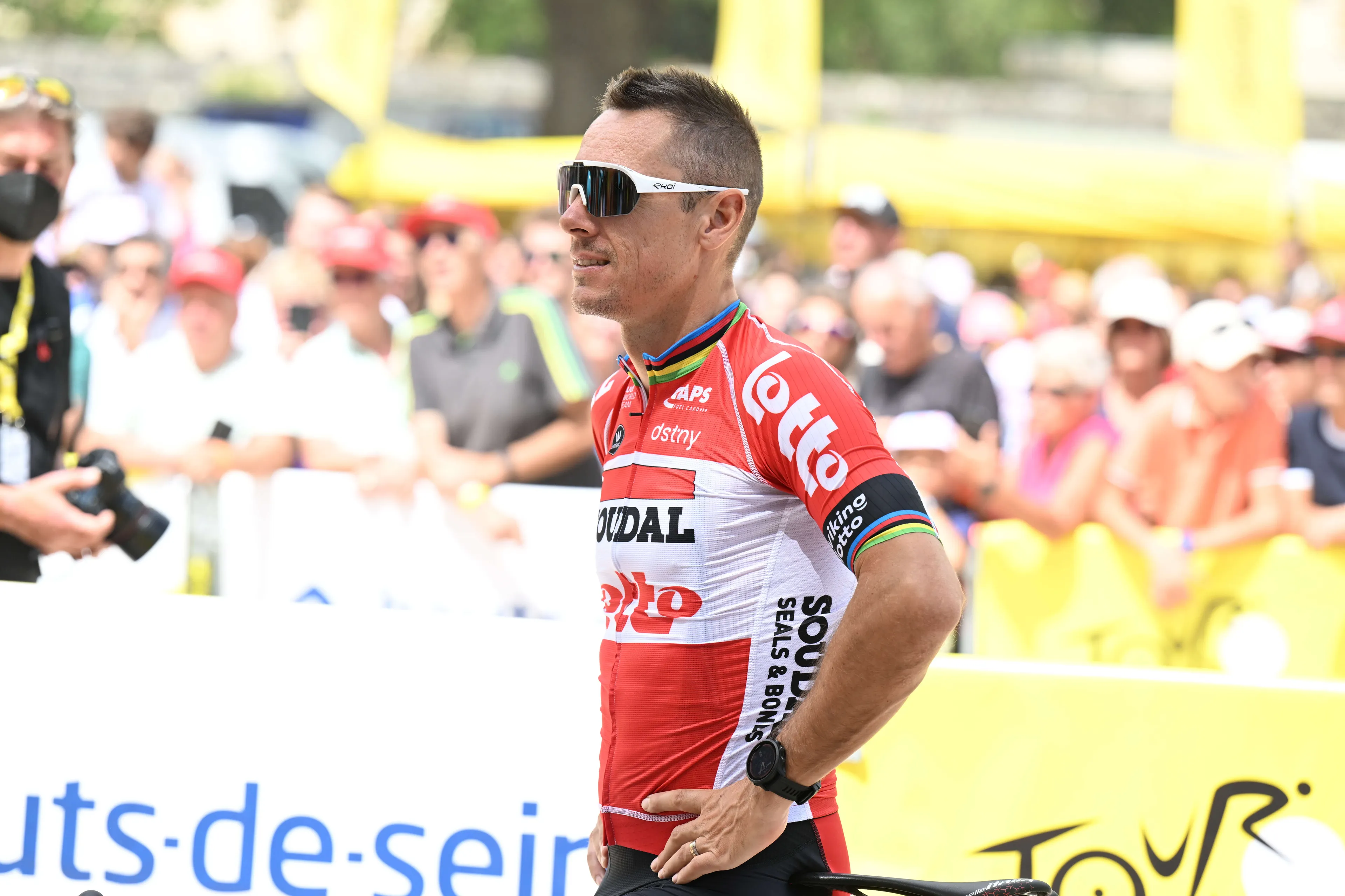 Philippe Gilbert: jong en oud adoreerde de Belg, die daar zelf ook wel eens van stond te kijken