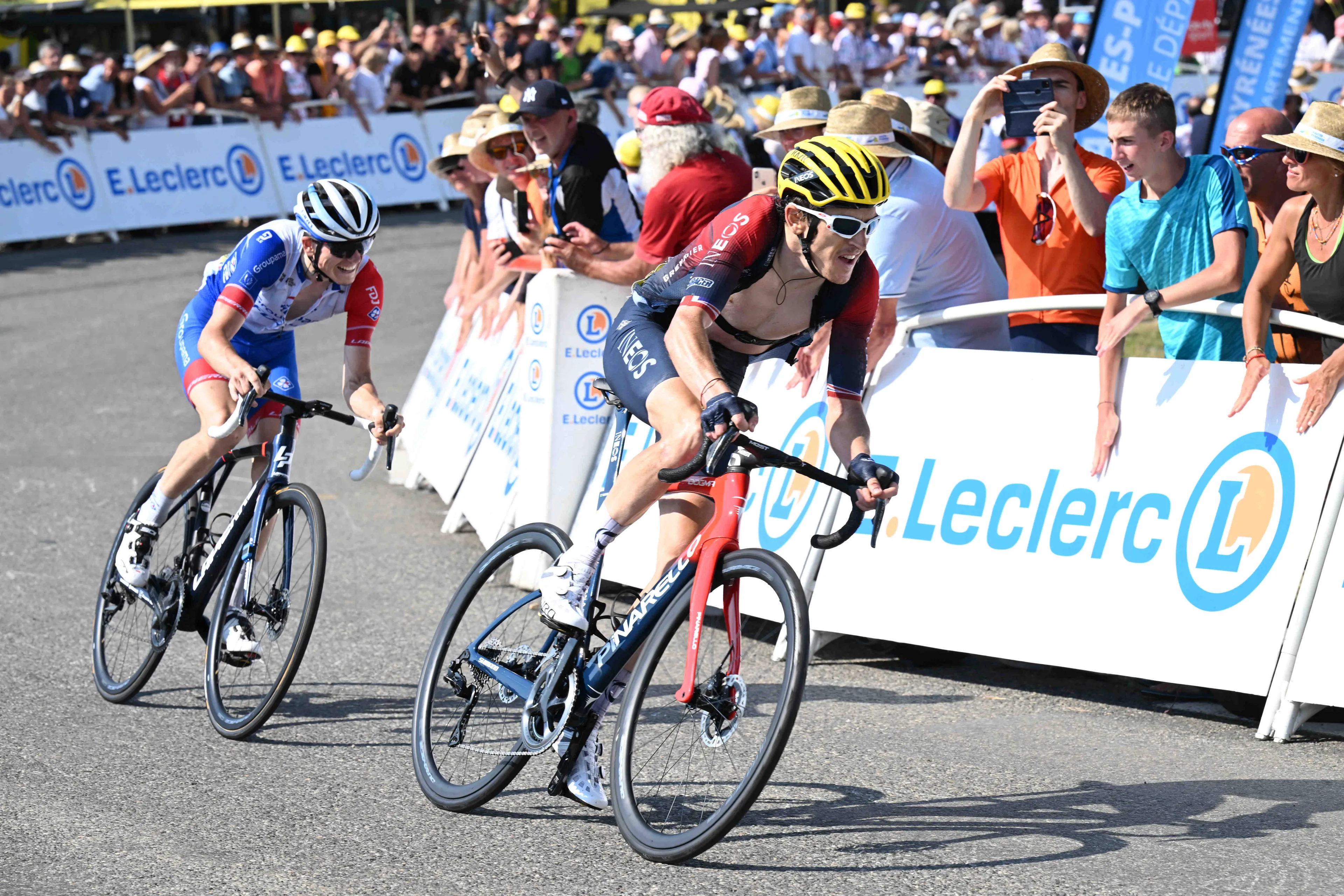 Thomas sprong even weg bij Vingegaard: 'Hier hebben jullie ten minste één aanval'