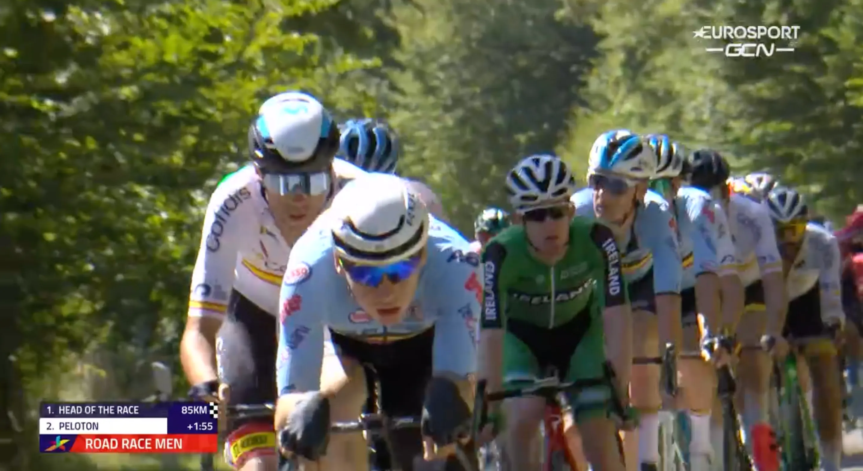 LIVE wegrit mannen EK Wielrennen 2022 |Renners naderen lokale ronden, op naar massasprint?