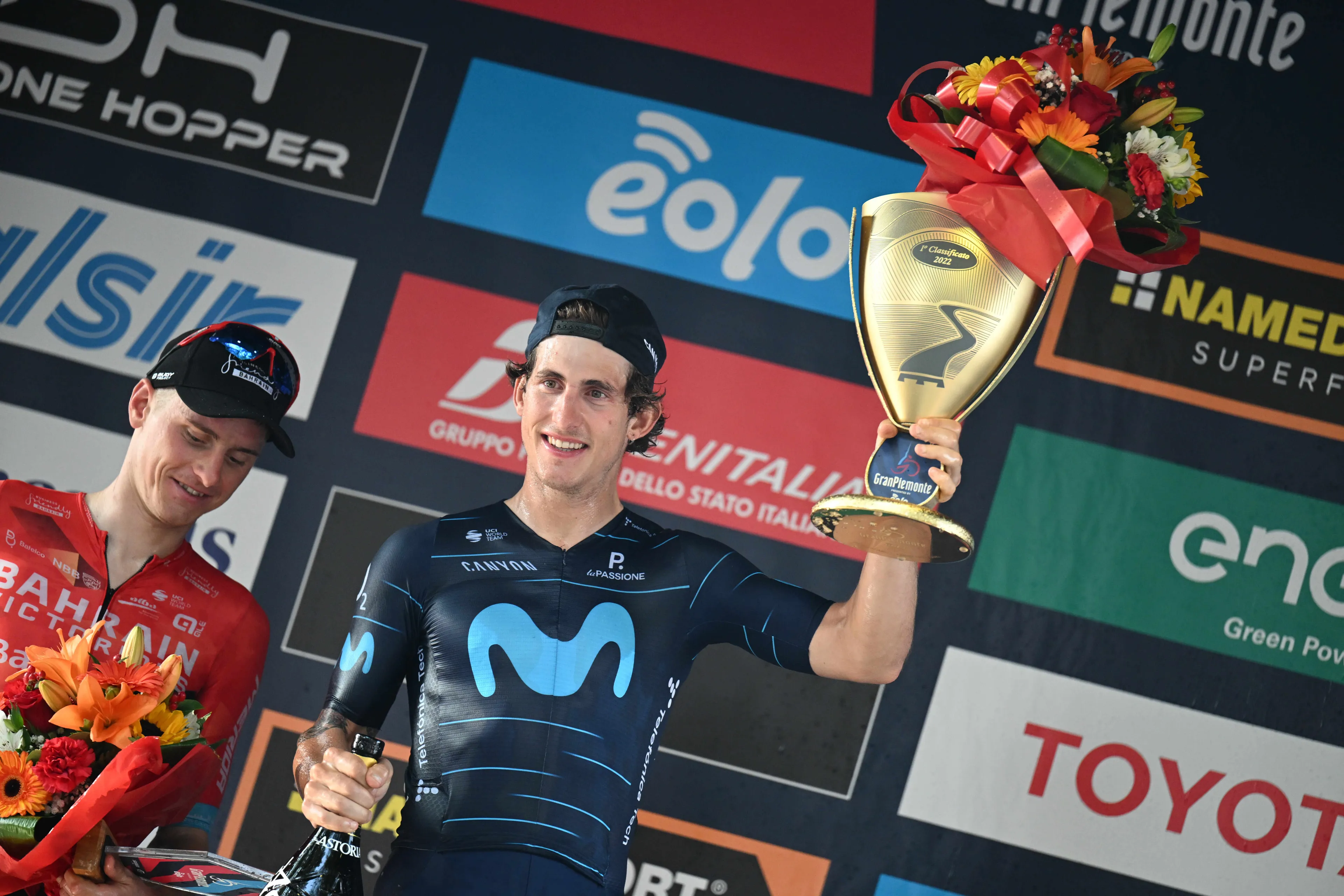 Garcia Cortina triomfeert in Gran Piemonte: 'Net als altijd verloor ik wat posities'