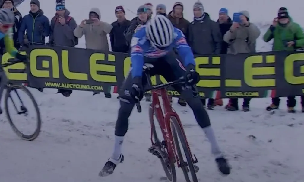 Van der Poel durfde niet vol te gaan op Italiaanse sneeuw: 'Hij voelt zich zeer onzeker'