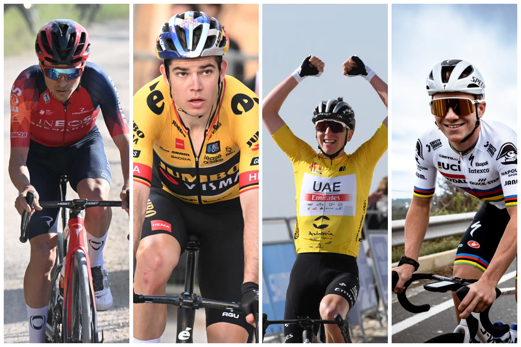 Gespot op Strava: Cijfers Pogacar doen KOM's Pidcock en Van Aert verbleken, Evenepoel houdt huis op Teide