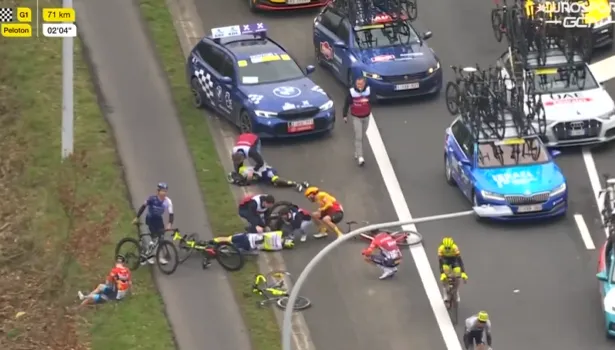 Overzicht: opgelopen blessures bij door valpartijen gekarakteriseerde Ronde van Vlaanderen