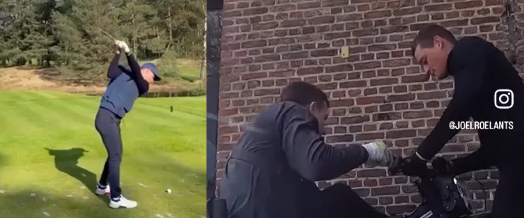 🎥 Van der Poel en Van Aert komen bij van veeleisend voorjaar: golfen, motorcross en hardlopen als remedie