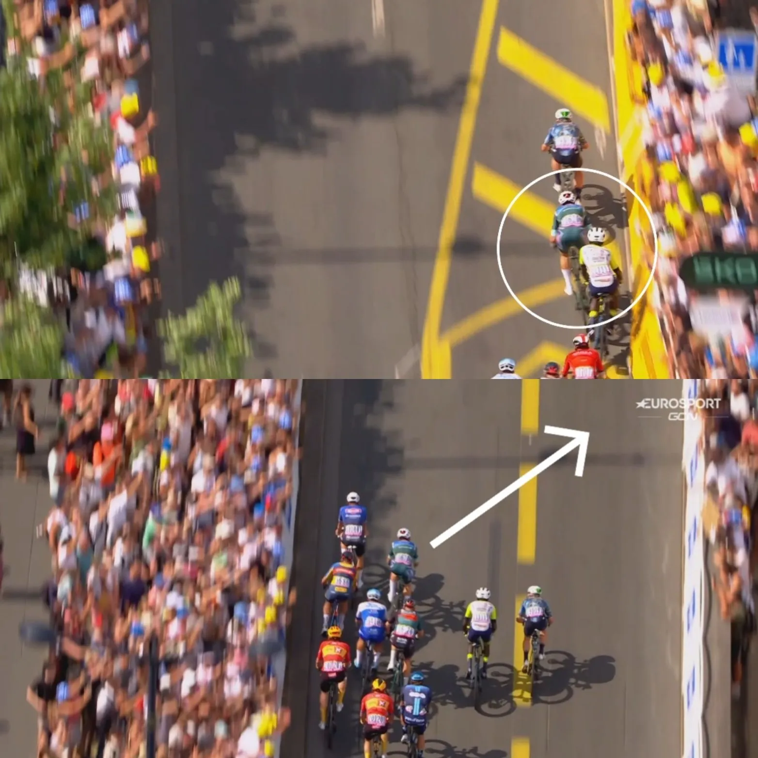 Vinokourov trekt met Intermarché-baas naar VAR-wagen voor diskwalificatie Philipsen, maar krijgt nul op rekest