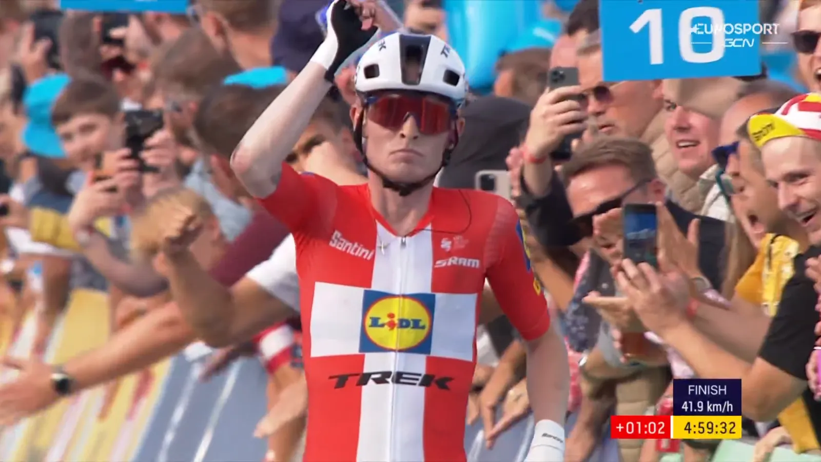 Skjelmose en Pedersen houden huis in Denemarken: jonge Deen wint op lastig parcours in Vejle