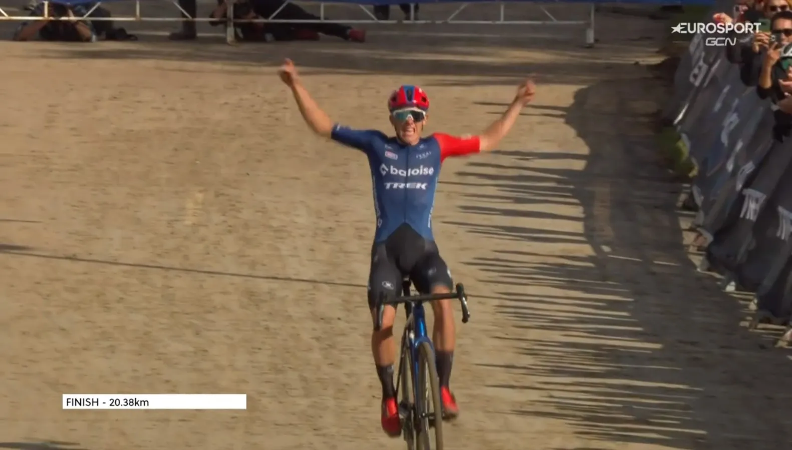 Fysiek en technisch sterke Nys rekent na matige start af met Iserbyt en Ronhaar in Waterloo