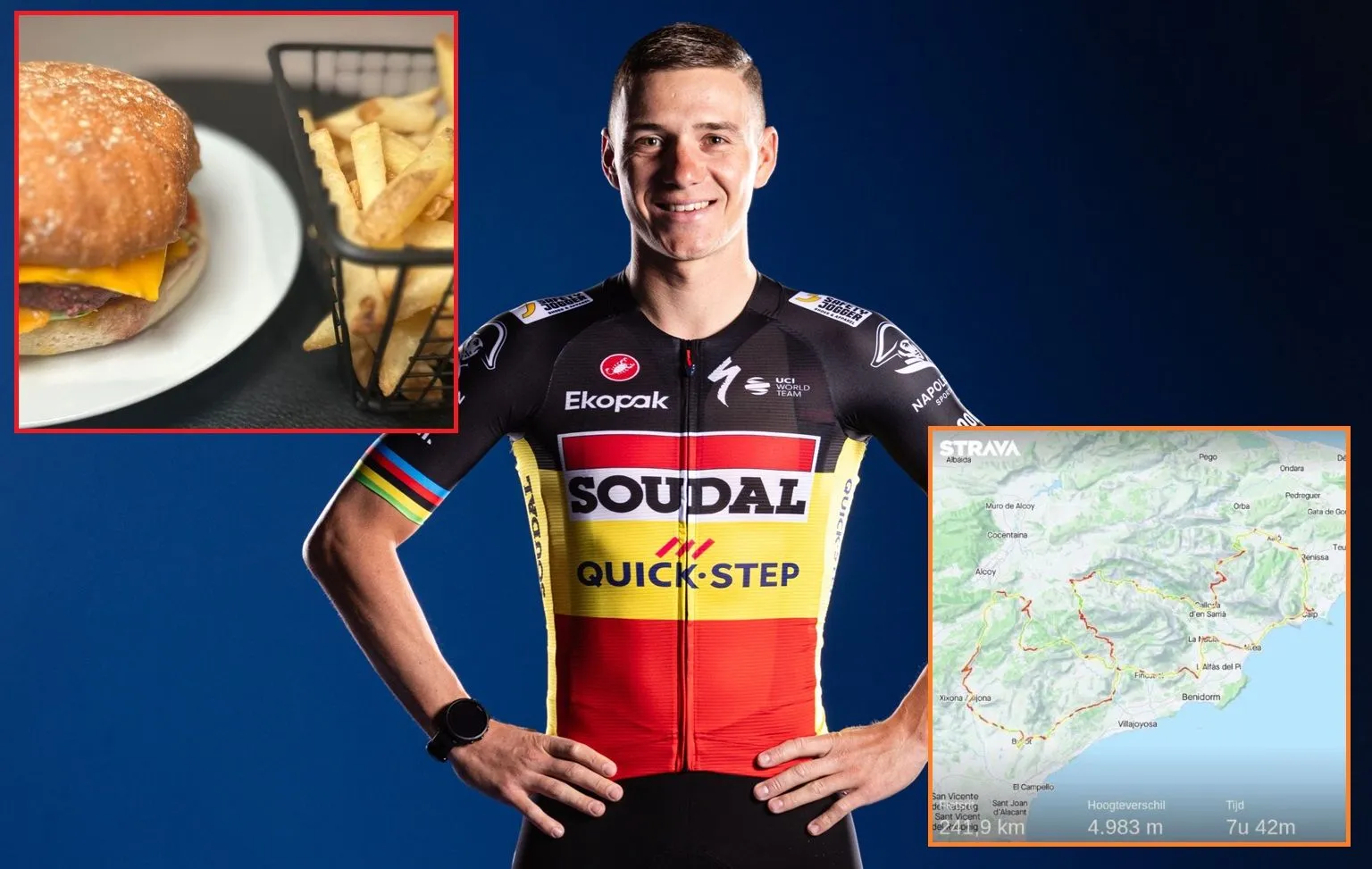 Gespot op Strava: Evenepoel, Bernal en Formolo gaan loco, en wat deed Van Aert allemaal richting Benidorm?