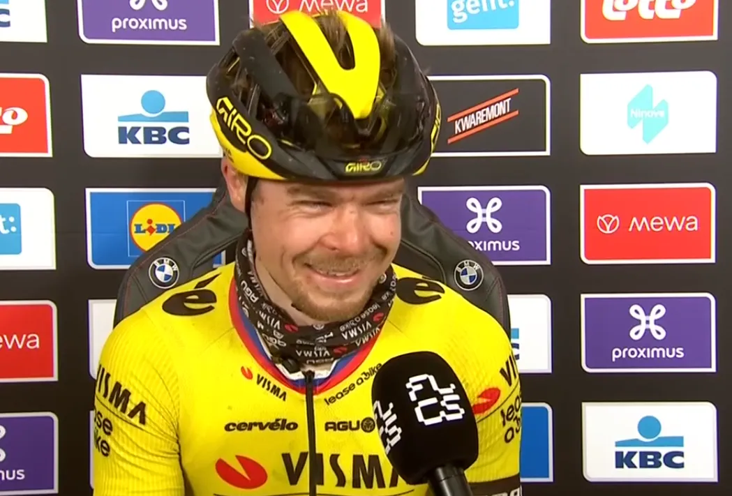 Surprise win for Jan Tratnik in a chaotic Omloop Het Nieuwsblad finale: "When I saw Politt taking big turns, I started to believe"