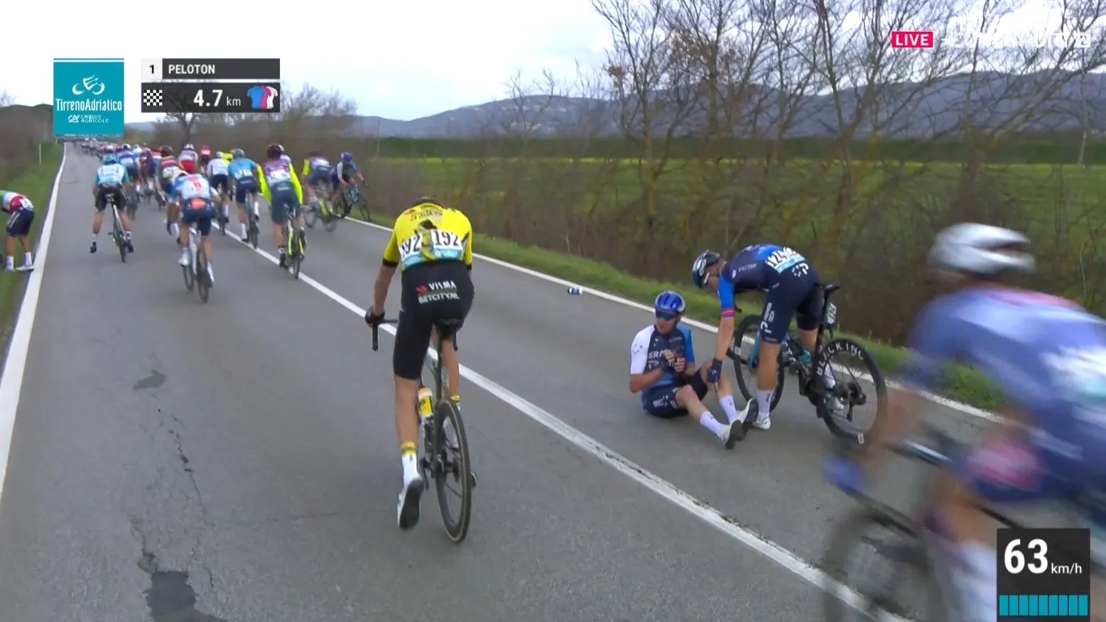 Ziekenboeg stroomt vol: Matthews moet Parijs-Nice verlaten, Gesink kampt met gekneusde ribben