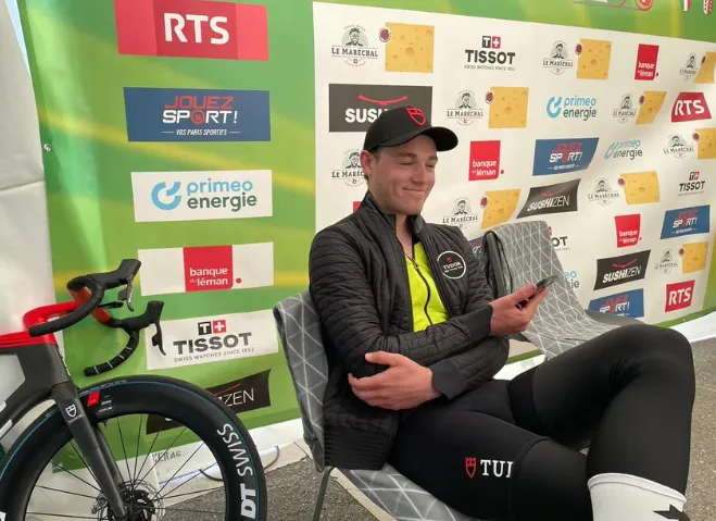 Mooi, mooier, mooist! Maikel Zijlaard (Tudor) verslaat alles en iedereen in proloog Ronde van Romandië