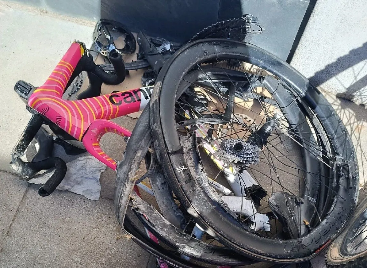 fiets crash amador