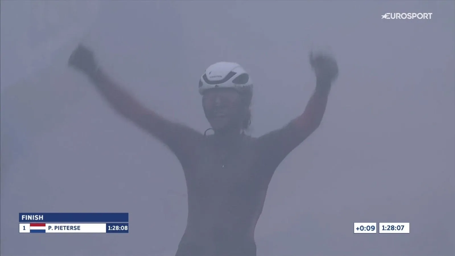 Pieterse toont zich een beest in beestenweer! Nederlandse prolongeert EK-titel MTB