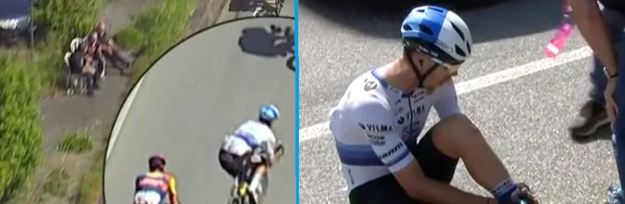 🎥 Visma | Lease a Bike houdt na nare crashes Laporte en Valter amper fitte renners over, dit zijn de updates