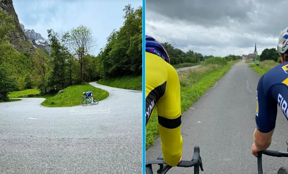 Mathieu van der Poel voegt zich bij ploeggenoten in La Plagne, Wout van Aert traint met crossers