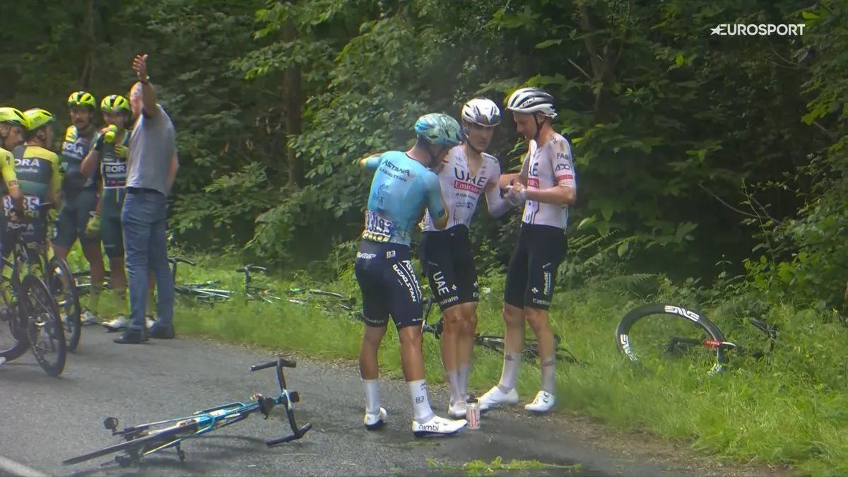 9 opgaves and counting: ploegen delen updates over gevallen renners in Critérium du Dauphiné