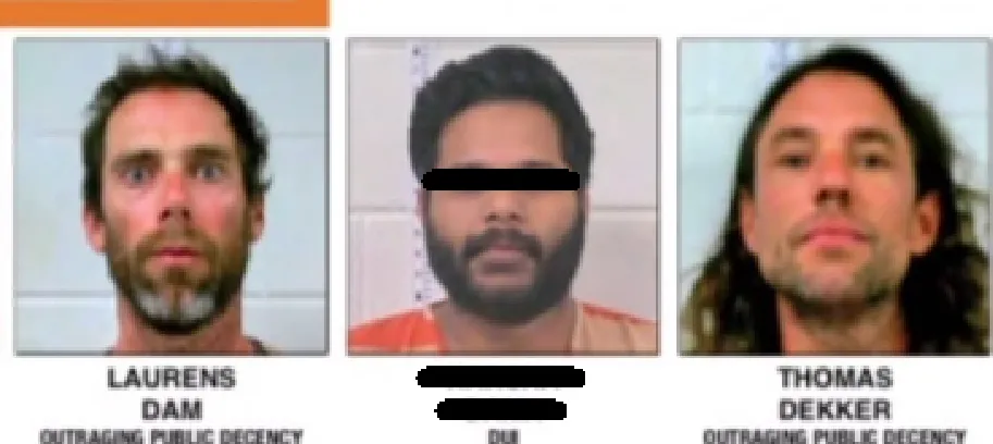 Mugshots of 'gay cyclists' Ten Dam and Dekker released after bizarre story from the US: "Spent the night in jail"