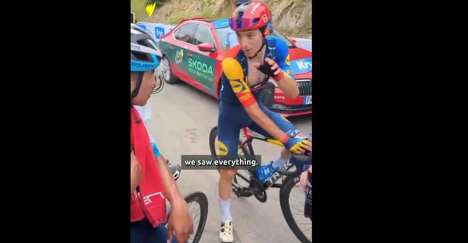 🎥 Ciccone en Buitrago bekvechten: 'We hebben gezien wat je deed, dit is niet correct'