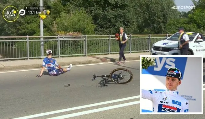 Evenepoel mist gele trui, maar ziet vooral belangrijke knecht wegvallen richting 'eerste klimtest'