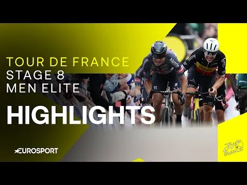 🎥 Summary Stage 8 Tour de France: Girmay celebrates his second win after grueling hill sprints