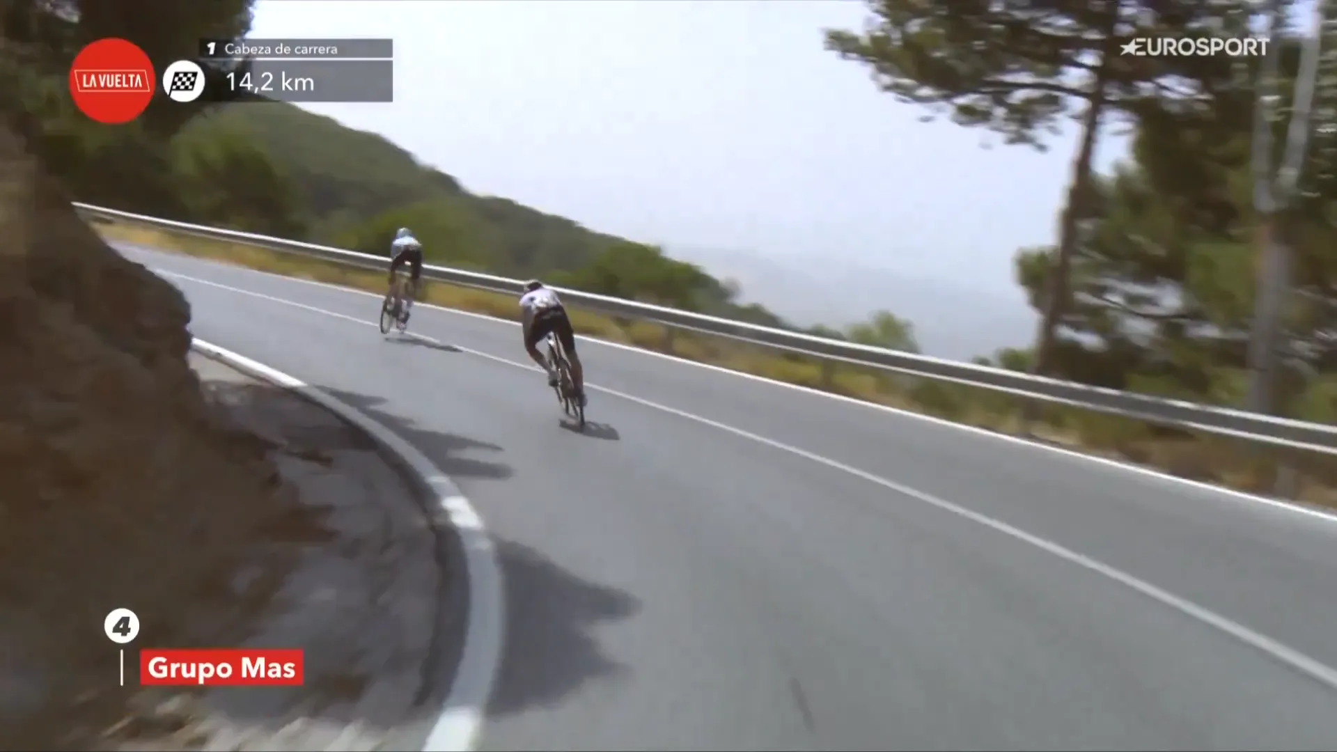 🎥Oei oei, Enric Mas... Movistar-kopman blijft wonderbaarlijk op de been in negende etappe Vuelta