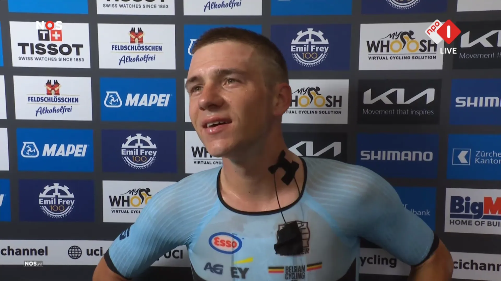 Evenepoel victorious despite chain problems at start: "Toughest time trial of my life"
