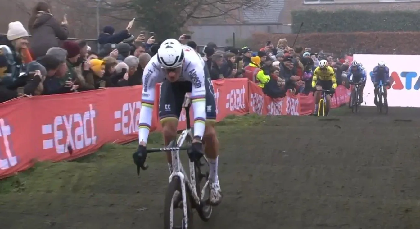 Even Van der Poel can feel exhausted, but how he travels to Besançon can make a difference: "Oops, has that been leaked already?"