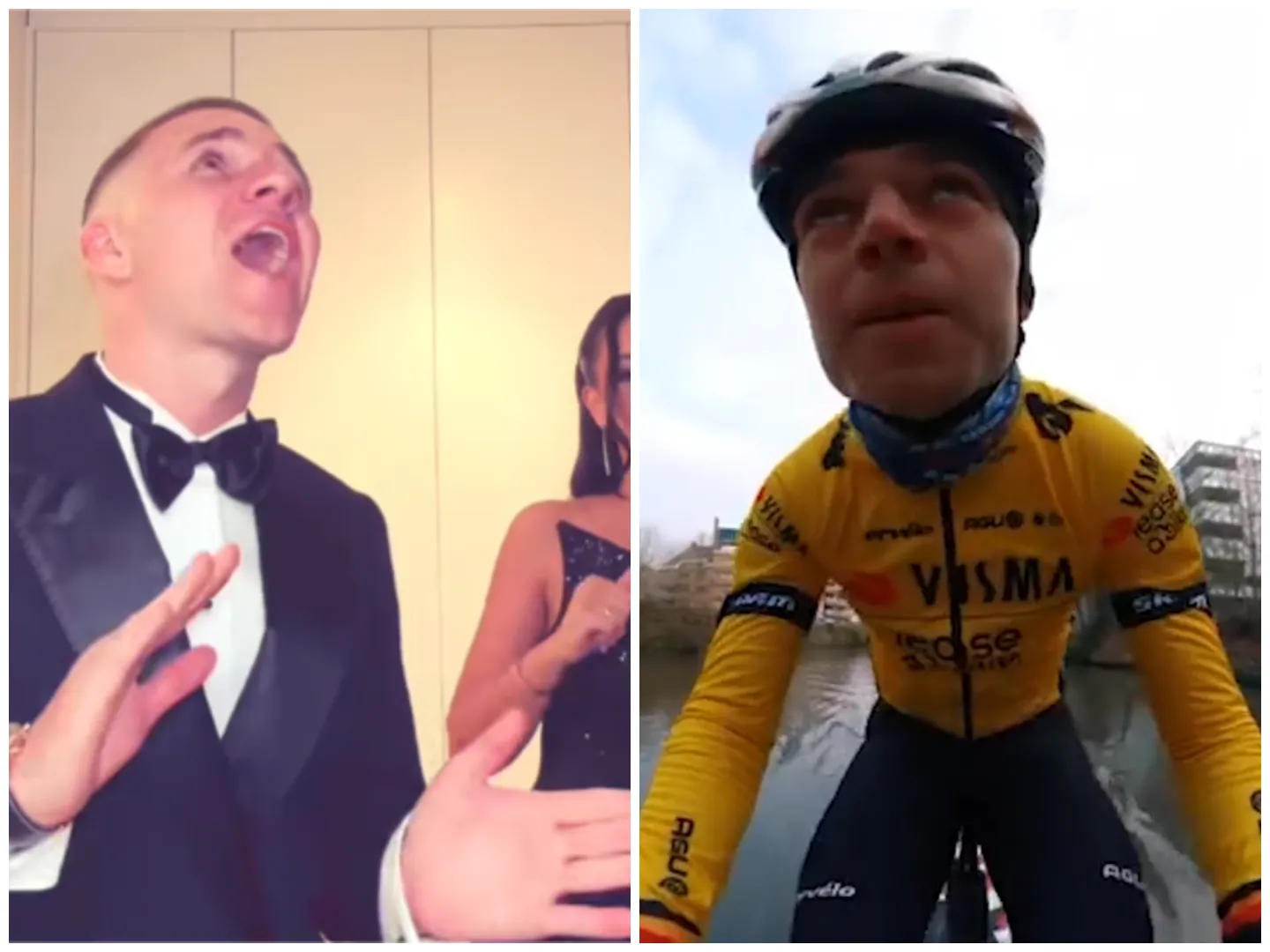 🎥 Remco danst, Wout fietst (op water): Belgische sterren vervelen zich geen moment in de winter