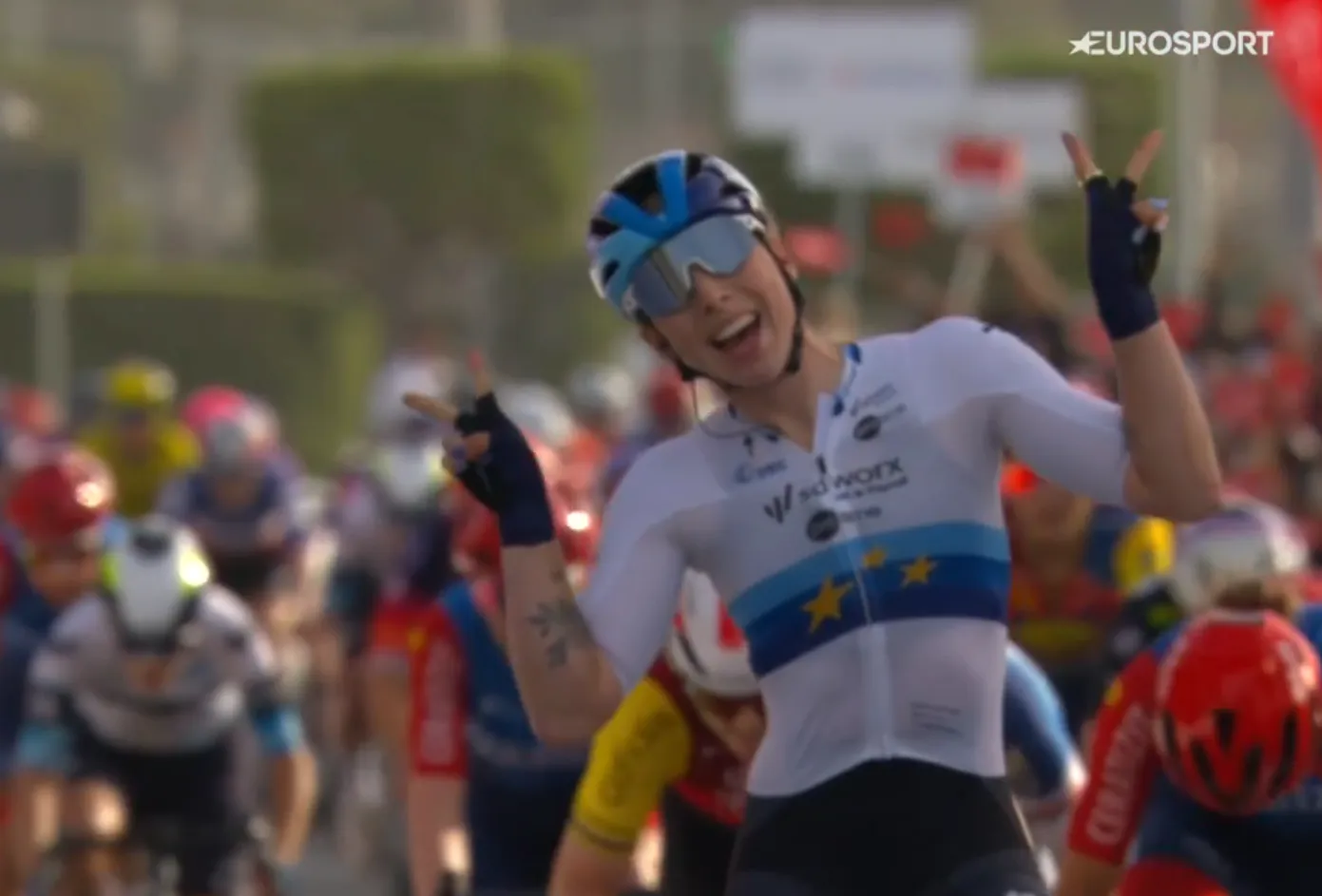 Winnares Wiebes kon vlak voor nare val uitblijven: 'Volgde Lotte, die zat bij de voorste vijf'