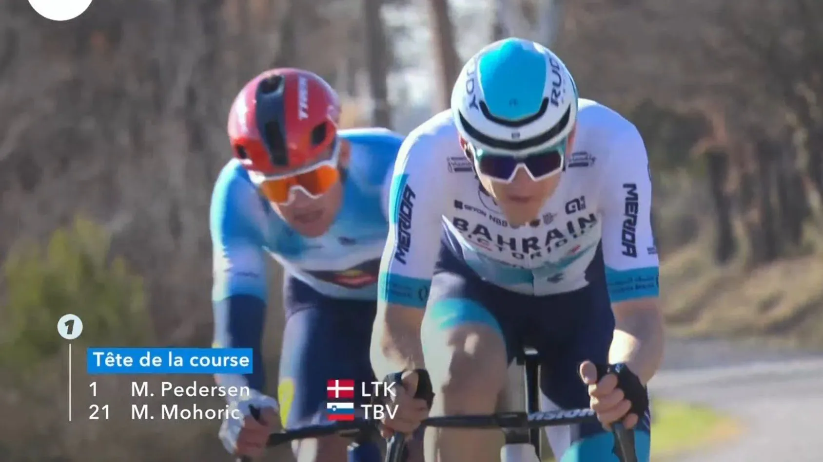 Klaar voor het klassieke voorjaar: Pedersen en Mohoric zetten Tour de la Provence op hun kop in zwaarbevochten rit