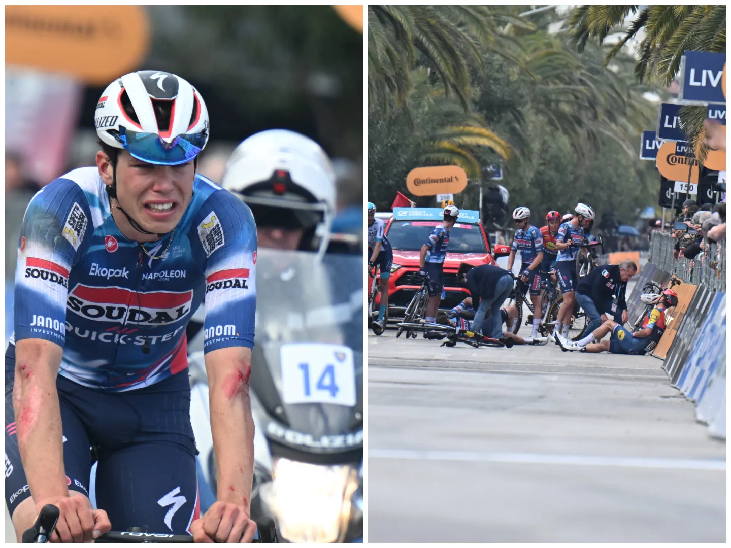 Stuyven komt daags na crash met geruststellende update, ook bij kamp-Magnier geen grote zorgen