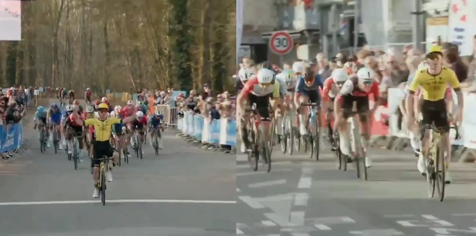 🎥 Visma | Lease a Bike-parel Brennan en zijn superweekeinde in 6 seconden: 'Zelf aangegeven te willen rijden'