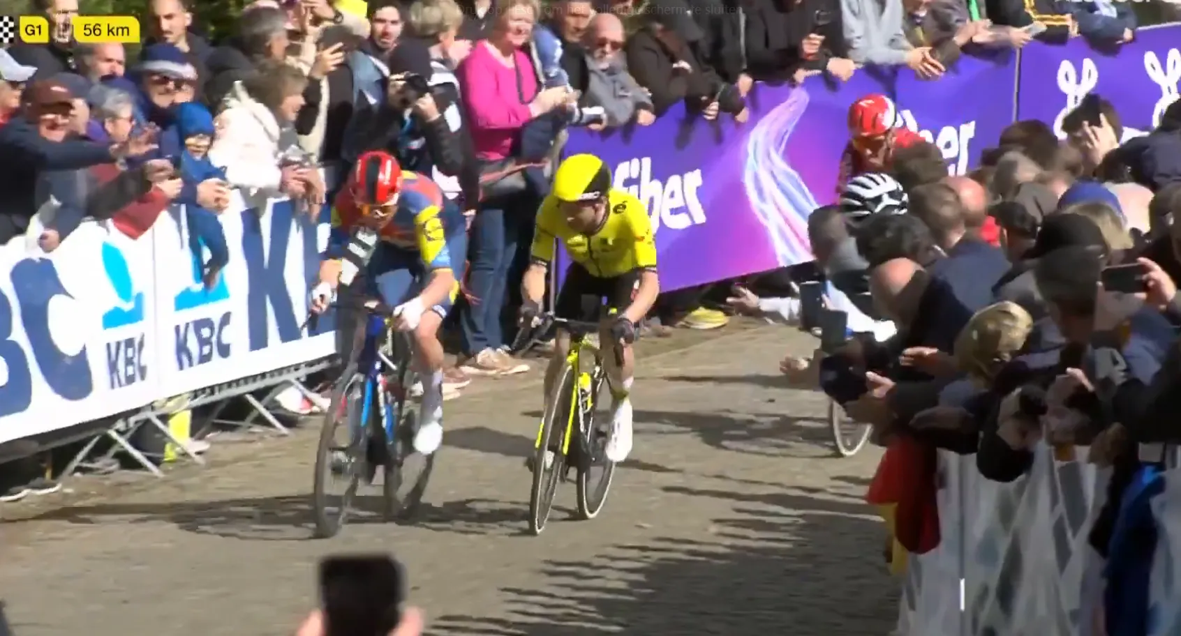 Tactisch perfecte situatie Visma | Lease a Bike ontmanteld in Gent-Wevelgem: 'Alles verliep volgens plan'