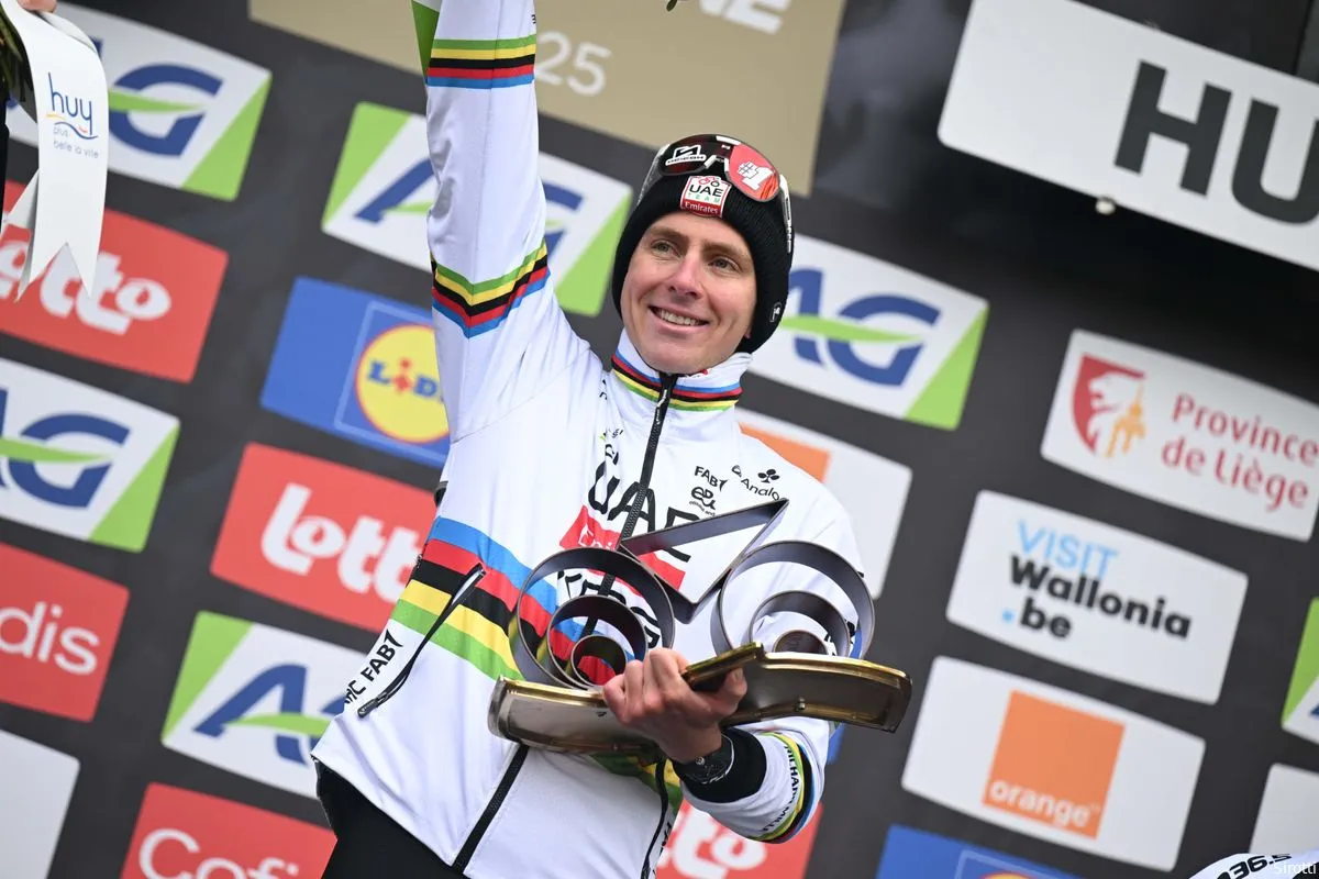 Pogacar triumphs on the wall of Huy: "A beautiful climb but as a cyclist you don't like it so much"