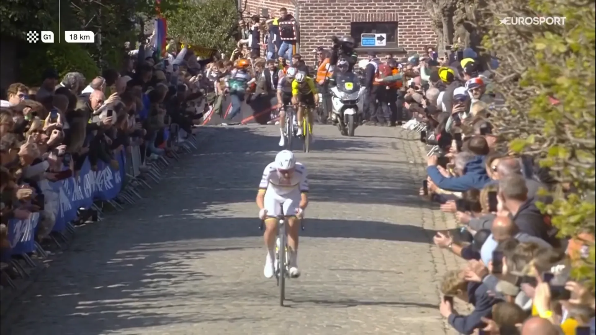 After big Pogi show in Tour of Flanders, focus shifts to Roubaix: "I'm ready for the challenge"