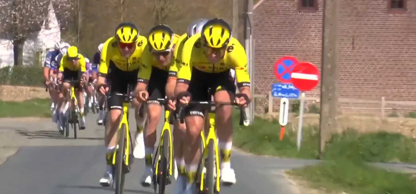 'Kwestie van improvisatie. En de benen'; de tactische Visma | Lease a Bike-zet die wél goed uitpakte in Dwars door Vlaanderen