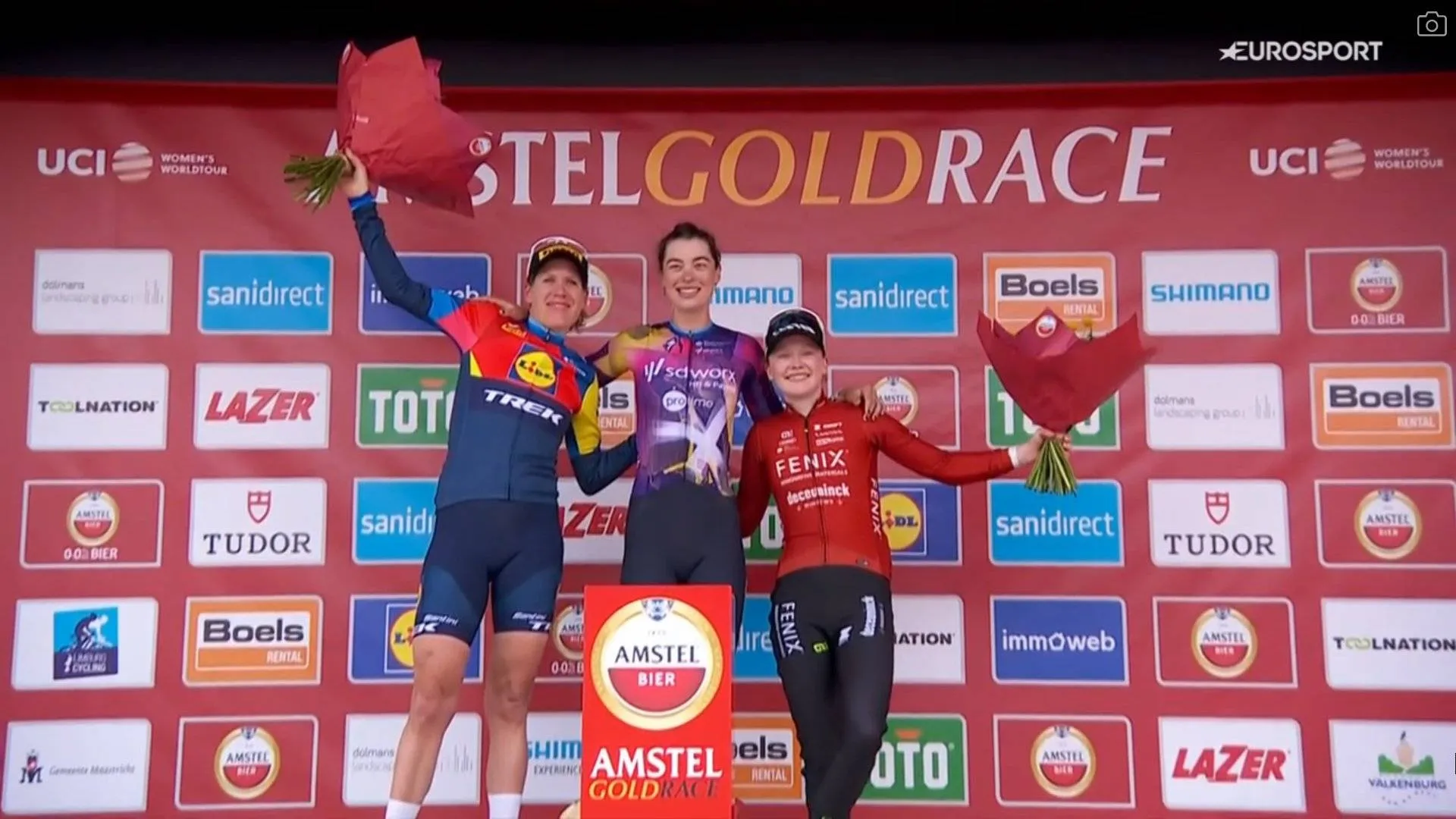 Ellen van Dijk was niet in de beste mood in aanloop naar tweede plek in Amstel Gold Race: 'Vraag maar aan mijn vriend'