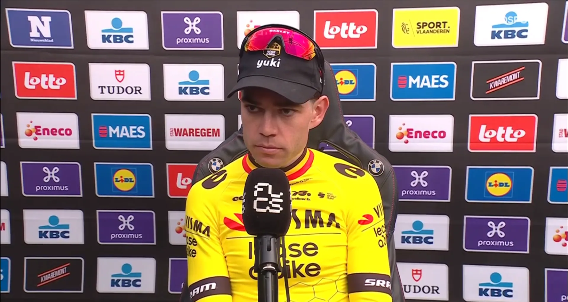 X lacht zich rot om 'Stannardje' van Visma, maar Zonneveld hoorde vooral heel pijnlijke Van Aert-uitspraak