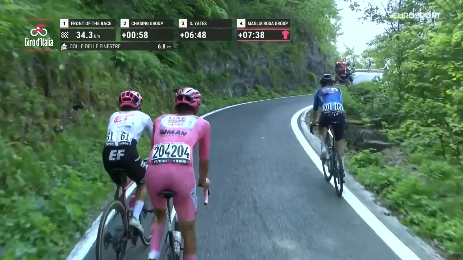 Caruso and Pellizzari are celebrating as the best Italian riders, but what does Gee have to say about Carapaz and Del Toro?