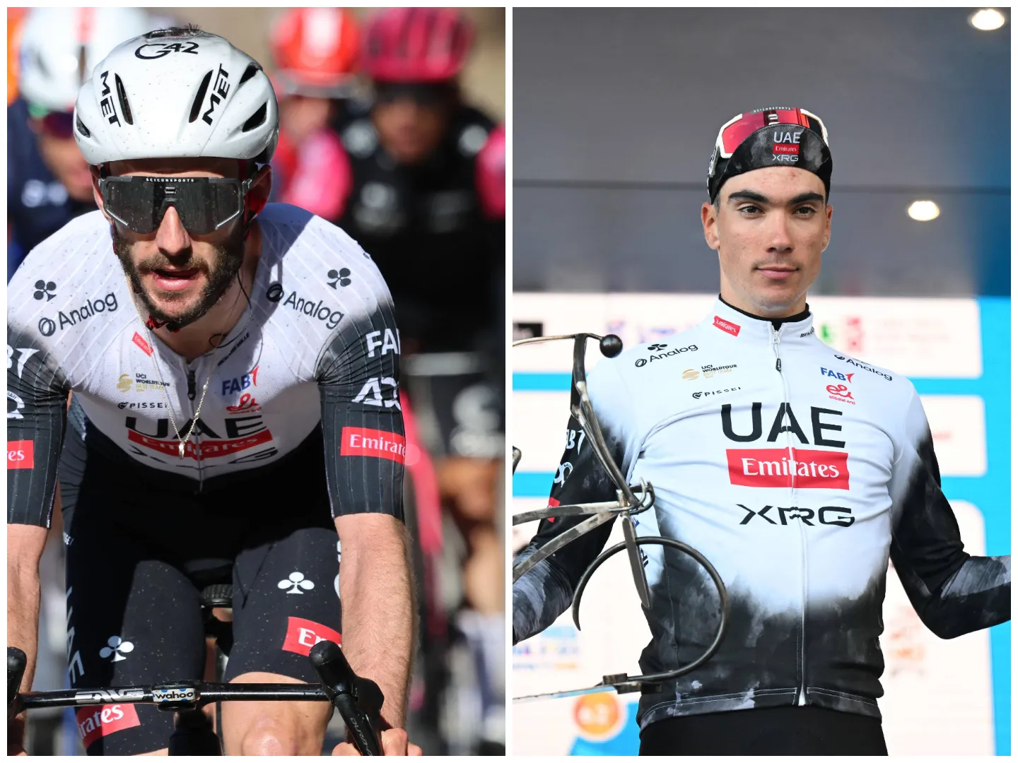 Ayuso en Yates (die contract verlengt) leiders van UAE in Giro, wat andere klasbakken degradeert tot helpers